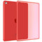 Okuli Hülle Kompatibel mit Apple iPad Mini 4 & Mini 5 - Transparent Silikon Cover Case Schutzhülle in Rot