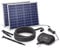 esotec Solar Bachlaufset Waterfall 100 5000 Pro, Komplettset, Bachlaufpumpe 5000l/h, Solarmodule 100Wp, Erdspieß, Teichpumpe Gartenteich, Solarbrunnen draussen, Wasserspiel, 2,5m, 101970
