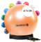 PEZZI - Gymnastikball Original Pezziball MAXAFE 75cm mit Ballschale & Oliver Rapid Pumpe – Sitzball für Therapie, Sport & Büro - Trainingsball aus Flexton Silpower® belastbar bis 400 kg – Kupfer