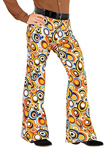shoperama 70er Jahre Retro Herren Hose mit und ohne Muster Disco Kostüm Siebziger Schlager