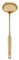 TOPINCN Soup Ladle Stainless Steel Ladle Spoon Big Soup Ladle Kitchen Spatula Turner Cooking Tool Comfortable Grip (Gold, Soup Ladle)