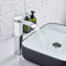 Onyzpily Rubinetti per lavabo alto rubinetto miscelatore bagno cascata lavello rubinetto monocomando in ottone freddo e caldo design moderno stile cromato alto