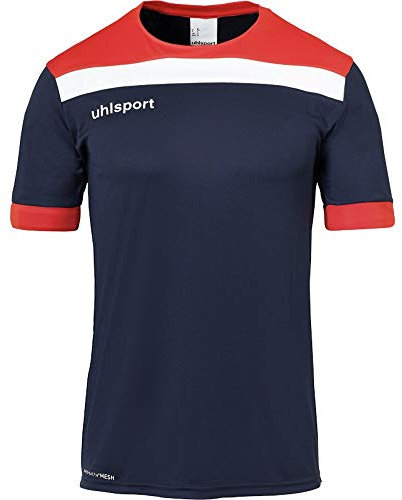 uhlsport Kinder Offense 23 Trikot, Marine/Rot/Weiß, 128