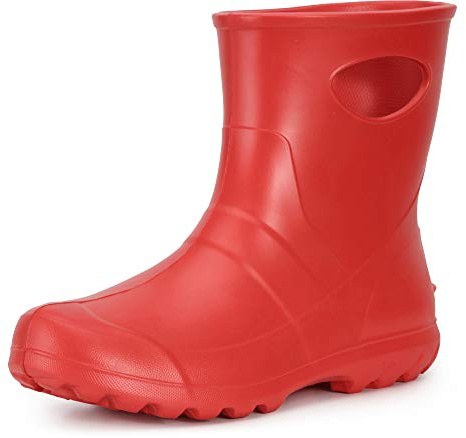 Ladeheid Damen federleichte Eva Gummistiefel LA-752 (Rot (Ohne Unteranzug), 39 EU)