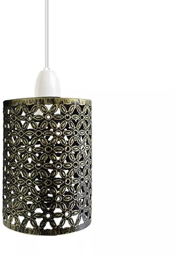 Lampenschirm aus Metalldrahtkäfig, leicht anzubringende Pendelleuchtenschirme für den Innenbereich für Wohnzimmer, Schlafzimmer