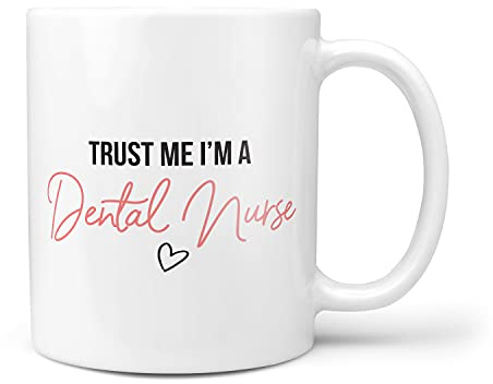 TeHe Gifts Trust Me I'm A Dental Nurse Funny Novelty Gift Mug
