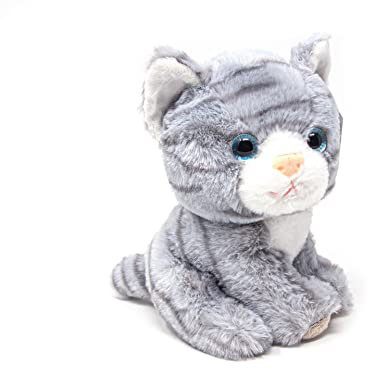 Cornelißen Kuscheltier - Katze grau - 23 cm