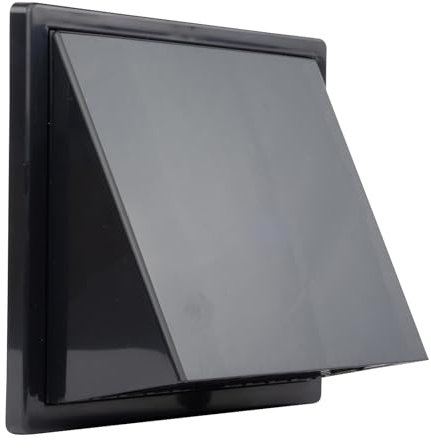 Lüftungsgitter Wetterschutzhaube Ablufthaube Lüftungsrohr ABS Ø 80-160 VONLIS Ø 80-150 mm graphit