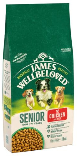 James Wellbeloved Dog Senior Chicken & Rice 15kg
