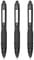 Zebra Z-Grip Smooth Mini-Kugelschreiber, 1,0 mm, Schwarz, 3 Stück