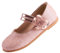 EIGHT KM Scarpe da Bambina Piccola Mary Jane Principessa da Sposa Ballerine EKM7063 Scintillante Luccichio Fiore Camelia Cuore Oro EU Taglia 30