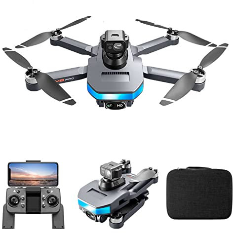 VECHII Drone for Kids Adults with 6K HD Adjustable Camera, Six-Able RC Quadcopter for Gravity Sensor, Trajectory Flight,GPS Auto Return,2 Batteries