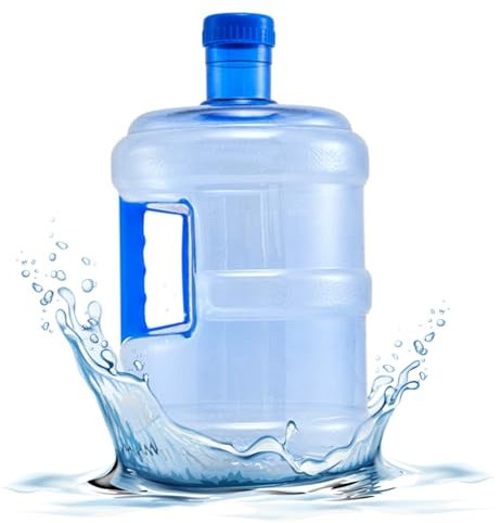 eurNhrN Soccia d'Acqua da 7,5 Litri con Manico a Perdita di Cibo Transparente Senza Odore Contenitore di Bottiglie d'Acqua per Polvere Riutilizzabile per Esercizio Fisico