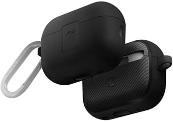UNIQ Clyde Lock Case Kompatibel mit Airpods Pro 2nd Gen (Anthrazit/Dunkelgrau)