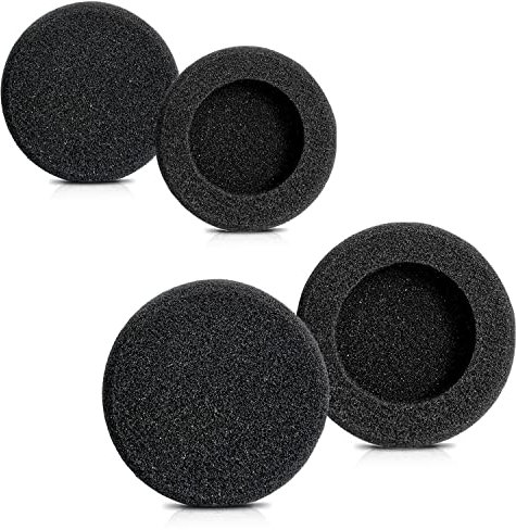 Plantronics Headset Ear Cushions Replacement Foam Ear Pads for Plantronics HW251N HW261N HW510 HW520 Blackwire C310 C320 3200 3210 3220 3320 Jabra PRO 920 930 Biz 1900 2400 GN2000 Headphones (4 Pack)