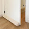 Rori Boudin de porte magnétique pour portes, 100 cm, motif ourdy, beige, boudin de porte contre la traction et le bruit, boudin de porte rond, différentes tailles et couleurs