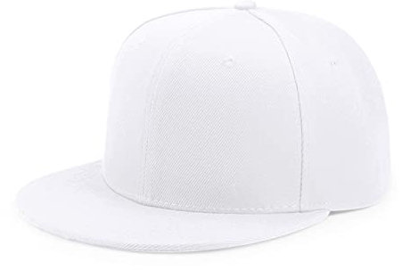 WUPNGS Flache Baseballkappe Baseballkappen for Erwachsene, Flache Oberseite, Hip-Hop-Mütze, große Kappe for Herren und Damen