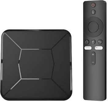 Android TV Box, Android 13.0 TV Box with 2GB RAM 16GB ROM, 4K Ultra HD Media Support, Google Android TV Box Quad core supported 2.4G/5G Wifi & Lan Cable with Bluetooth Remote, Chromecast Supported