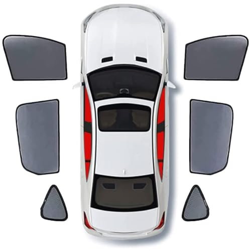 XATHKJOE Parasol Ventana Lateral Coche, para Audi Q2 SUV 2016-2020 Auto Parasoles,Protección Solar Trasera Ventanas Laterales Visera,Protegiendo la privacidad,6Pcs-wholecar
