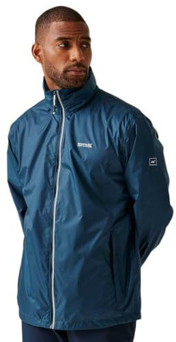 Regatta Mens Lyle IV Waterproof Packaway Jacket Lightweight Breathable Walking Raincoat