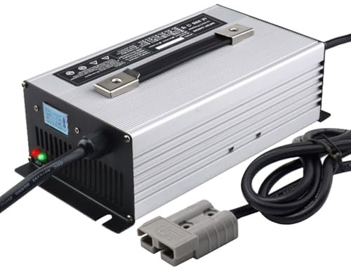 HYDTGZ 48 V 25 A Gabelstapler Ladegerät 48 V Blei Säure Batterieladegeräte mit 50 A/120 A/175 A/350 A Anderson Stecker für Elektro Gabelstapler, Stapler, Waschmaschine, Golfwagen,B,50A