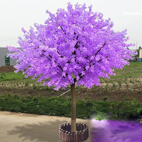Albero di pesco artificiale rosa chiaro, decorazione in seta fatta a mano, ideale per matrimoni, party, ristoranti, centri commerciali, giardini, interni ed esterni, casa e ufficio(2.5 * 2m)