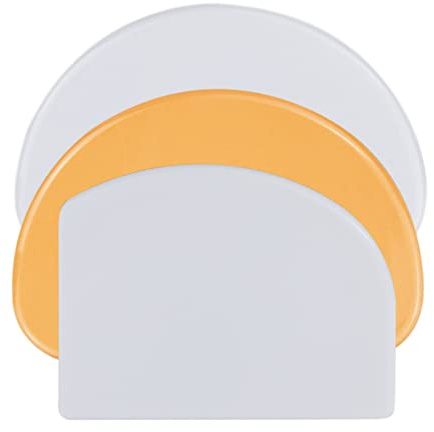 3 Stück Teigschaber Teigkarte Teigschneider Teigspachtel Teigschaberkarte BPA Frei PE-Kunststoff Flexibel Kuchenschaber, Scharfe Kante Ecken Silikon Teigschaber, Anti-Rutsch Teigkarte Silikon