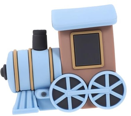 Garneck Lustiger Cartoon Zug Tortendeko Für Geburtstagsfeiern Spielzeug Cake Topper Zur Dekoration Von Kuchen Und Leckereien Für Altersgruppen Und Themenpartys Blau