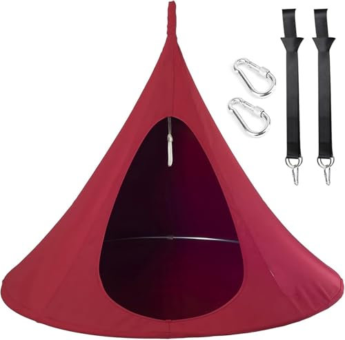 tylxayoxa Hängehöhle Zeltschaukel F. Drinnen & Draußen - Bis 200KG | Hängesitz Für Zum Kuscheln Lesen Für(B)