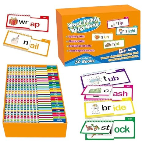 Sichtwörter Flash -Karten Kindergärten, Lesen und Reimbuch Lesen Sie Reim | Bildungslesspiele, Brief klingt Anblick Vokabular für , Mädchen