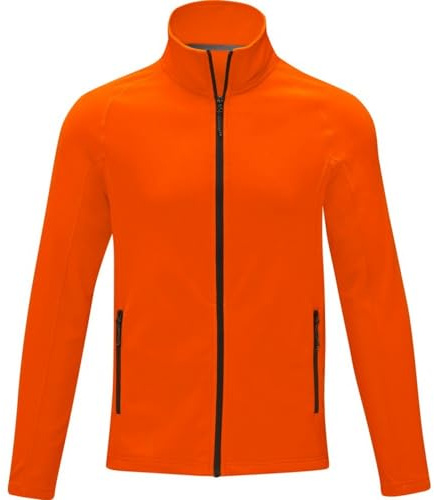 Elevate Essentials Mens Zelus Fleece Jacket (L) (Orange)
