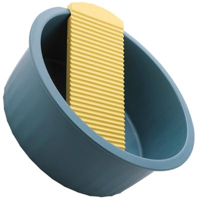 Bacinella Lavaggio Lavapanni, Set 1 Pezzo in Pp Blu | Grande Formato, Bordo Antiscivolo, per Ragazzo Ragazza e Bimbi, Struttura Robusta e Facile da Usare