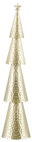 Mica Decorations Dekoration Weihnachtsbaum - L15 x B8 x H68 cm - Eisen - Gold