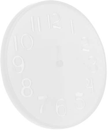 UKCOCO Selbstgemacht Silikonform Uhr 1 Stück Flexible Transparente Uhrenform aus Silikon für Epoxidharz Basteln und Uhrenguss