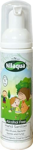 Nilaqua Family Protect, Pocket Travel, Alcohol Free Hand Sanitiser, 55ml
