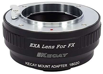 KECAY Objektiv Adapterring Mount Converter: Kompatibel mit Exakta Objektiv für Fuji X-Mount-Kamera - Adapter für EXA auf Fuji FX