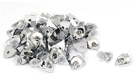 Aexit Glastür Schrank Saugnapf Dreieck zin-k Legierung Regal Halter 80 stücke (ce1f3236d687e2880b91c574d1f90f86)
