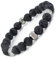 10:10 Bracelets Elastiques Pierres Naturelles 8 MM Acier Inoxydable Made In Italy