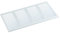 Blanco 400x200 mm Rejilla de Ventilacion con Mosquitera, Metalica