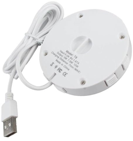 TOSSPER Qi Wireless Charger Invisible Wireless Charger Table Charging Pad Furniture Table Embedded for Easy Installation