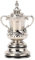 Keenso Mini Soccer Game Trophy Cup Model High Simulation Metal Football League Trophy Ornaments Decor