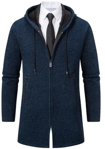 Shuanghao Maglioni Hoodie Outwear Uomo Camuflaggio Casual con Cappuccio di Felpato Morbida Thicken Autunno Invernale Calda Elegante Tops per Uomo