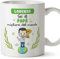 Mugffins Tazza Personalizzata in ceramica per PAPÀ/PADRE 11 oz / 350 ml - In italiano - Sei migliore del mondo - Idea regalo per compleanno, anniversario, natale