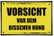 Fußmatte Vorsicht vor dem bisschen Hund Spruch Sprüche Motive