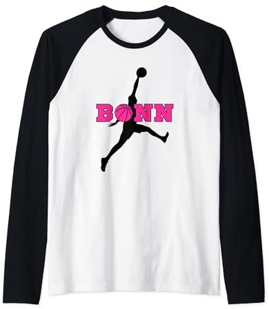Bonn Basketball Fan Support Rheinland Stadion pink Raglan