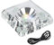 Kristall-LED-Lichtsockel, mehrfarbiger Kristall-Display-Ständer, 4,5 V, USB-Ladegerät, LED-beleuchtete Displayplatte, flacher Sockel für Glas, Kunstharzkunst (φ75 mm quadratisch)