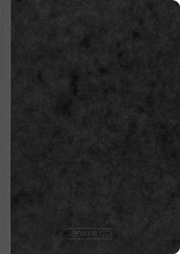 Notizbuch Kladde Premium FACT!plus, A5, 96 Blatt / 192 Seiten, liniert, schwarz