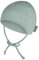 Sterntaler OCS Beanie Melange - weiche Beanie Mütze aus Melange Singlejersey (Bio) - Unisex Kopfbedeckung - Baby und Kinder Übergangsmütze zum Binden - ab Geburt - steingrün, Größe 35