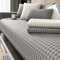 Gluhbirnen Sofa Überzug, Sofa Überwurfdecke, Couch Überzug, Sofadecken für Sitzfläche, Sofaläufer, Sofaschoner rutschfest, Sofa Schoner, Anti Slip Sofa Cushion, Decke für Sofa, Grau, 110 * 210CM