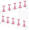 Prasacco 2 Set Nail Holder for Painting Nails, Press On Nail Stand Acrylic Nail Art Display Stand Magnetic Nail Tips Practice Holder with Double-sided Nail Stickers for Home DIY Salon Supplies